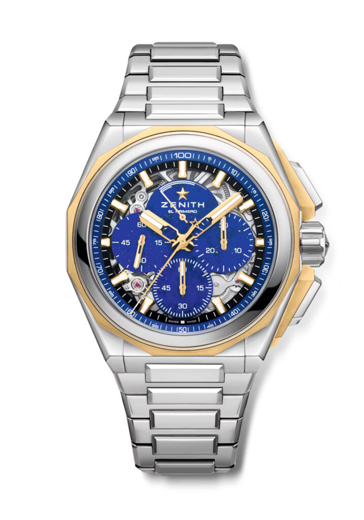 تصميم جريء يتألق بميناء اللازورد الطبيعي في ساعة DEFY Extreme Lapis Lazuli من ZENITH