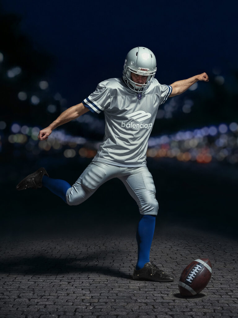  Balenciaga Football Series 2025 أزياء مستوحاة من كرة القدم الأميركية بجماليات راقية