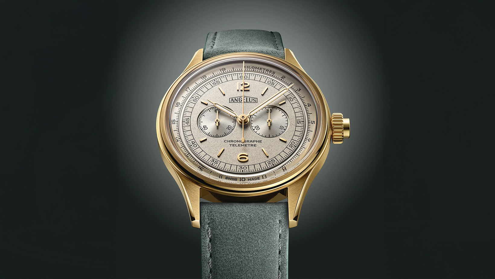 Angelus Chronographe Télémètre سرعة الضوء على معصمك
