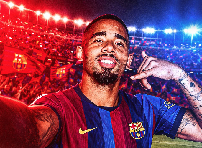 غابرييل خيسوس إلى برشلونة حتى 2029… صفقة هجومية بعد فشل التعاقد مع جوليان ألفاريز