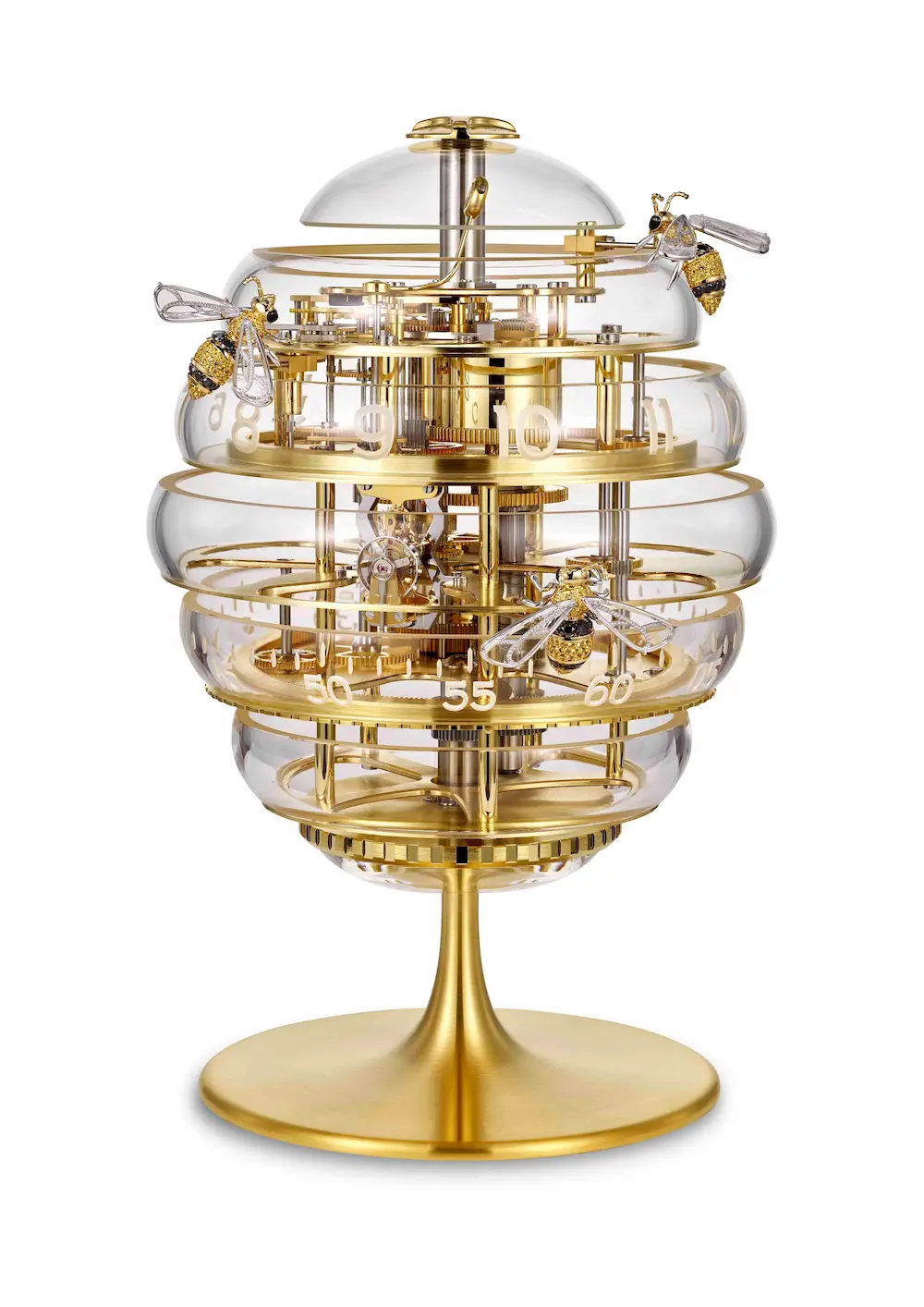 Beehive Table Clock حين تتحول الآلية إلى عمل فني